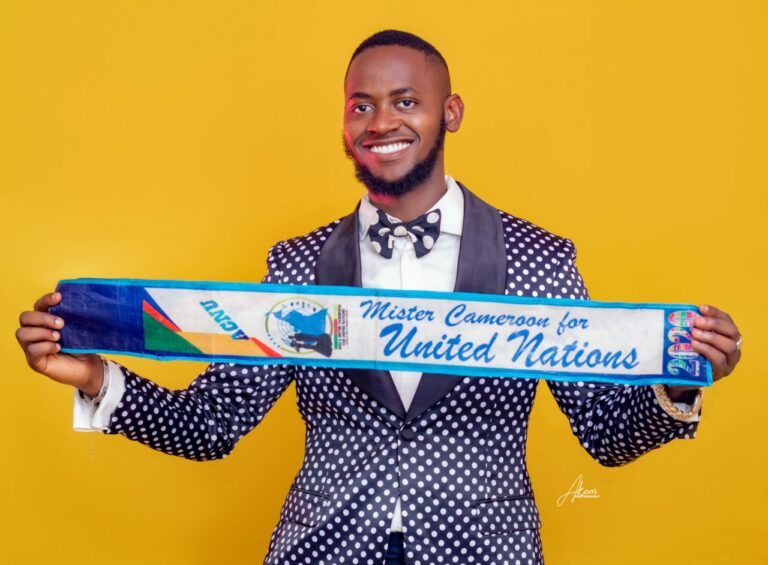 Majesty Mister Cameroon for the United Nations Photoshoot