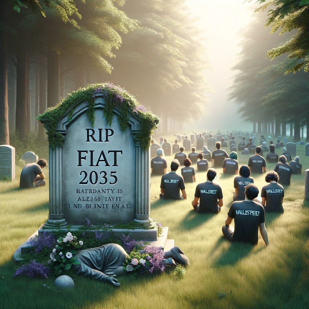 Read more about the article ATTENTION: RIP FIAT CURRENCIES IN 2035? (IGNORE AT YOUR OWN RISK!) PART 1: